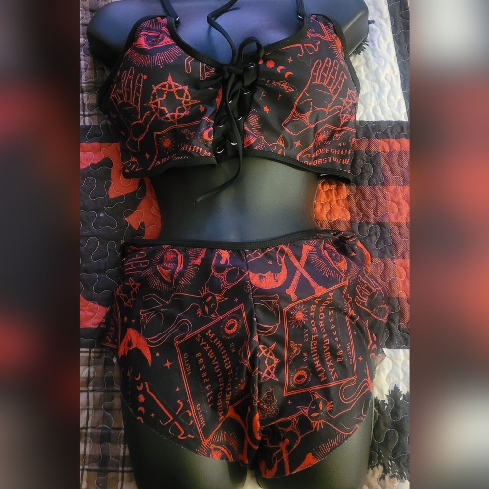 3 Piece Ouija Pajama Set XL